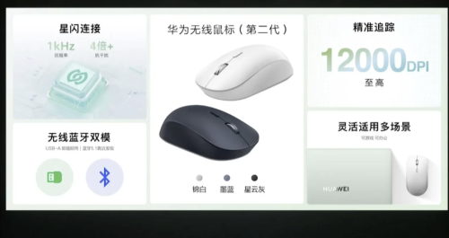 5月15日华为全新发布的笔记本电脑和无线鼠标，性价比确实很高！